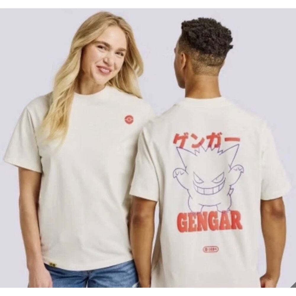 Pokémon x Target Adult Gengar Print Short Sleeve T-Shirt -X Small - IN HAND